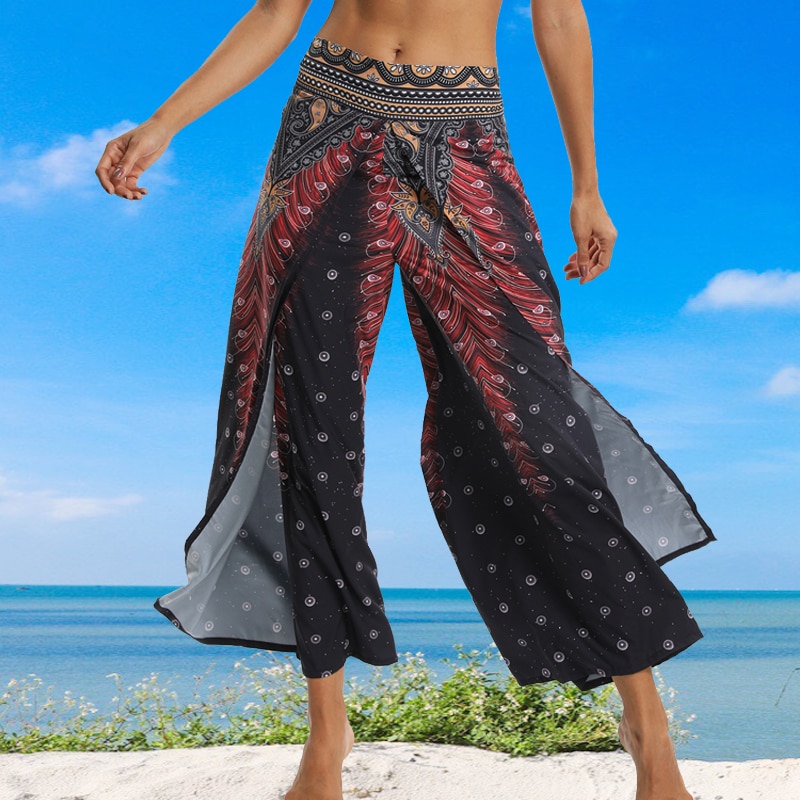 Mandala Harem Pants Women Teal Hippie Pants Comfy Loungewear Yoga Trousers  Loose Baggy Festival Summer Boho Beach - Etsy