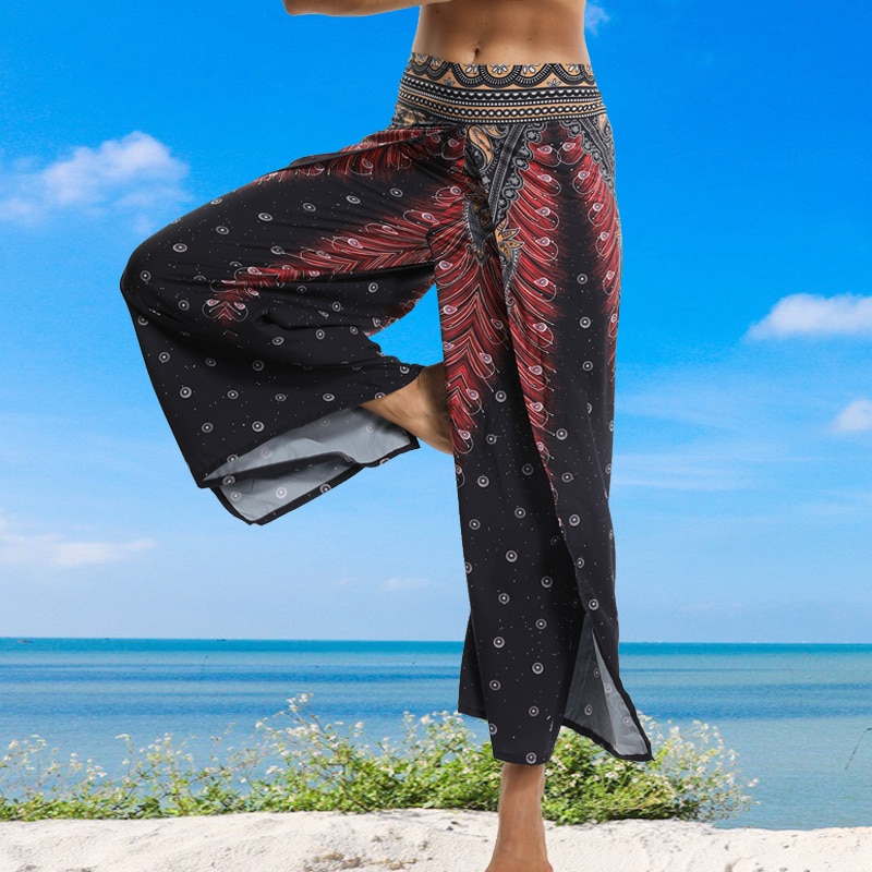 Booker Yoga Pants Womens Casual High Waist Loose Solid Color Comfy Stretch  Yoga Wide Leg Pants - Walmart.com